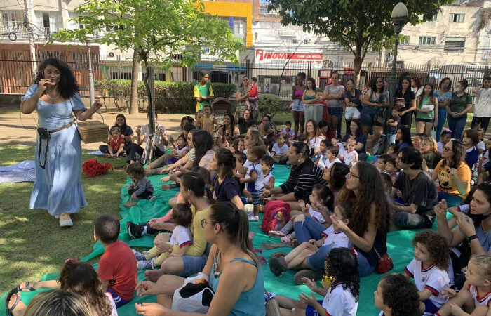 Parque Moscoso recebe piquenique literário e encanta crianças e familiares
