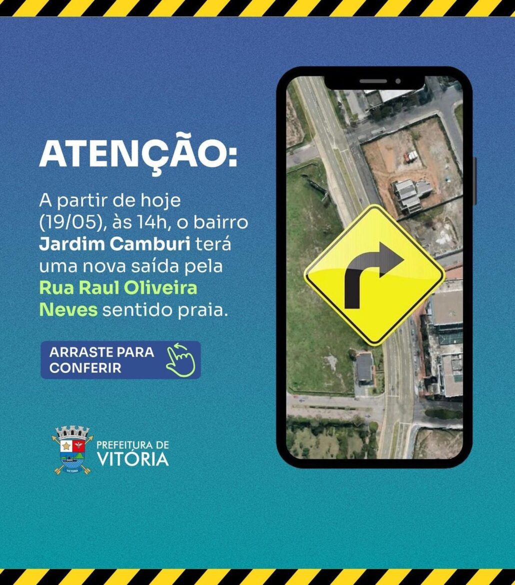 Moradores tem nova saída de Jardim Camburi para Av. Dante Micheline