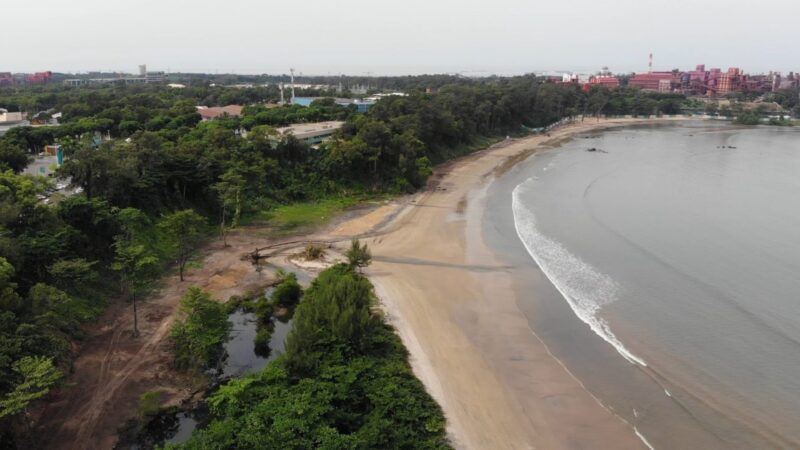 Parque Costeiro: obras no final da praia de Camburi devem finalmente sair do papel